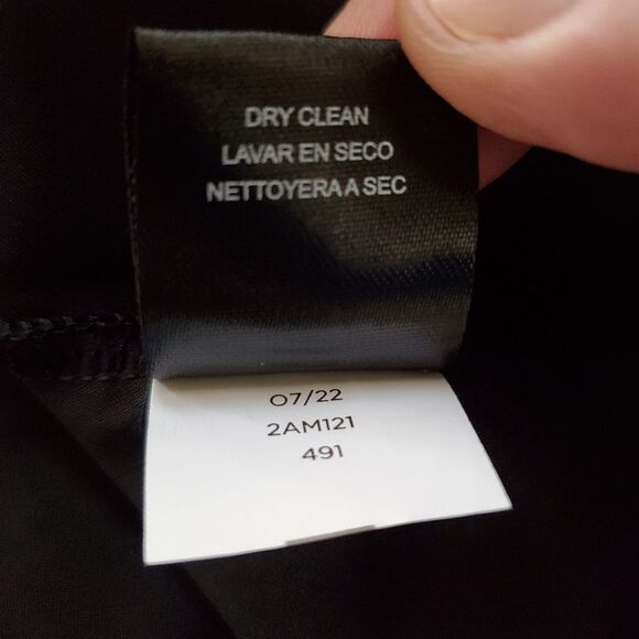 Tahari ASL Twin-Print Ruffle Dress sz 14 - Picture 16 of 16